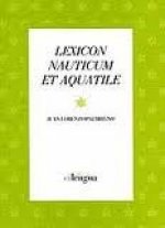 Lexicon nauticum et aquatile : estudio lexicográfico y edición anotada de José Ramón Carriazo Ruiz