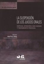 La suspensión de los juicios orales: especial atención a sus causas y tratamiento procesal