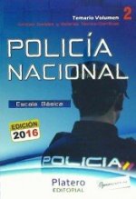 POLICÍA NACIONAL DEL ESTADO. TEMARIO. VOLUMEN II.