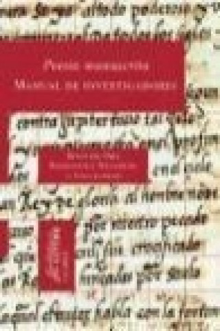 Poesía manuscrita : manual de investigadores