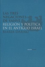 Las tres negaciones de Yahvé : religión y política en el antiguo Israel