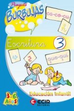 Proyecto Burbujas, escritura 3, Educación Infantil