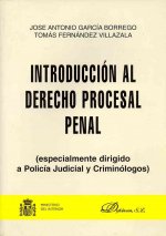 Introducción al derecho procesal penal : (especialmente dirigido a policía judicial y criminólogos)