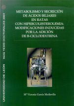Metabolismo y secrección de los ácidos biliares en ratas
