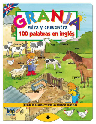 Granja: Mira y Encuentra 100 Palabras En Ingles