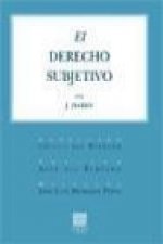 El derecho subjetivo