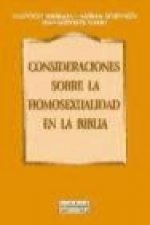 Consideraciones sobre la homosexualidad en la Biblia