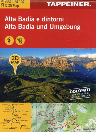 Wanderkarte Alta Badia und Umgebung 1 : 25.000