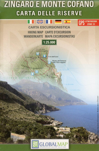 Zingaro e Monte Cofano - Carta delle Riserve  1 : 25 000