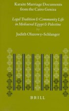 Karaite Marriage Contracts from the Cairo Geniza: Legal Traditions and Community Life in Mediaeval Egypt and Palestine