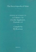 The Encyclopedia of Islam: Index of Subjects to Volumes I-XI and to the Supplement, Fascicules 1-6