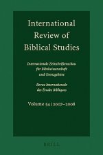 International Review of Biblical Studies, Volume 54 (2007-2008)