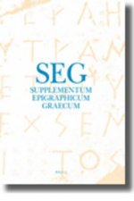 Supplementum Epigraphicum Graecum, Volume LV (2005)