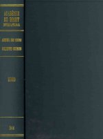 Recueil Des Cours, Collected Courses, Tome/Volume 344