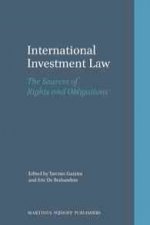International Investment Law: The Sources of Rights and Obligations