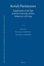Rotuli Parisienses (2 Vols.): Supplications to the Pope from the University of Paris, Volume III: 1378-1394