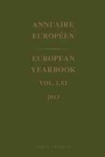 European Yearbook / Annuaire Europeen, Volume 61 (2013)