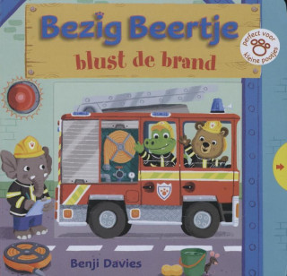 Bezig beertje blust de brand