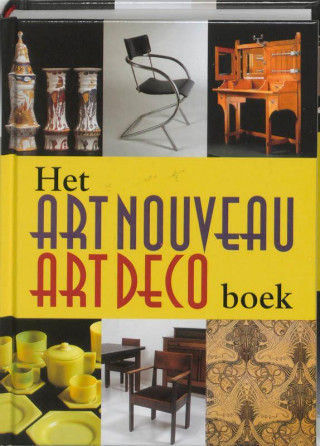 Het art nouveau art deco boek