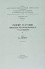 Chronicon Anonymum Pseudo-Dionysianum Vulgo Dictum, I: (Syr. III, 1), T.