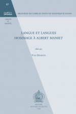 Langue Et Langues Hommage a Albert Maniet