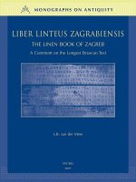 Liber Linteus Zagrabiensis. the Linen Book of Zagreb: A Comment on the Longest Etruscan Text