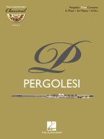 FLUTE CONCERTO IN G MAJOR