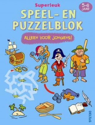 Superleuk speel- en puzzelblok - Alleen voor jongens! (5-6j) / druk 1