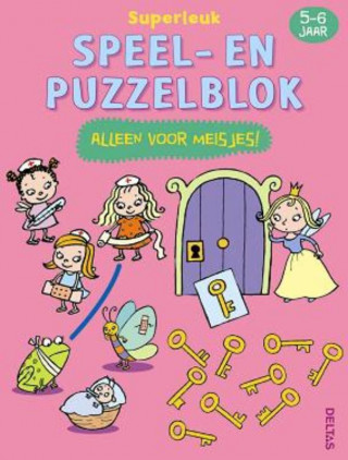 Superleuk speel- en puzzelblok - Alleen voor meisjes! (5-6 j) / druk 1