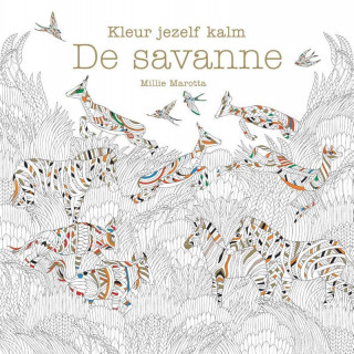 Kleur jezelf kalm - De savanne