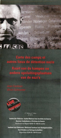Karte der Lager und anderer Nazi-Haftstätten in Europa  1 : 1 200 000