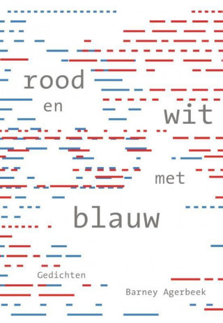 Rood en wit met blauw