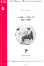 La Syntaxe de Pindare