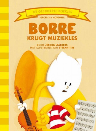 Borre krijgt muziekles