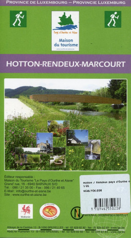Hotton / Rendeux / Pays d`Ourthe et Aisne  1 : 25 000