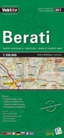 Berati Provinzkarte 1 : 100 000 GPS