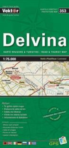 Delvina Provinzkarte 1 : 75 000 GPS