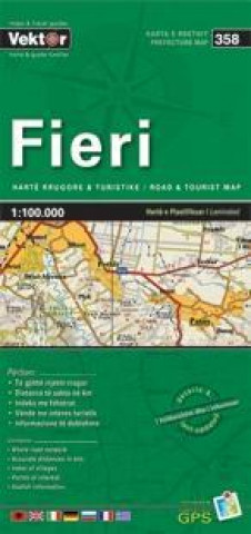 Fieri Provinzkarte 1 : 100 000 GPS