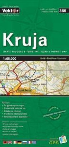Kruja Provinzkarte 1 : 65 000 GPS