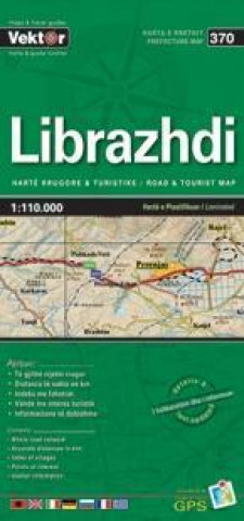 Librazhdi Provinzkarte 1 : 110 000 GPS