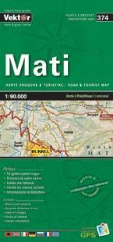 Mati Provinzkarte 1 : 90 000 GPS