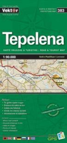 Tepelena Provinzkarte 1 : 90 000 GPS