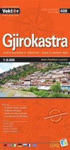 Gjirokastra Stadtplan 1 : 6 000 GPS
