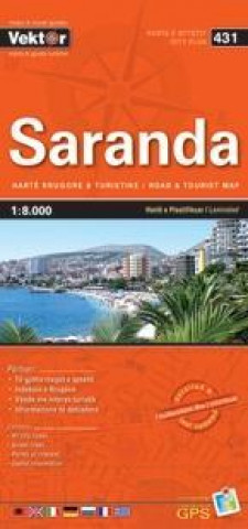 Saranda Stadtplan 1 : 8 000 GPS