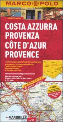 Costa Azzurra, Provenza 1:200.000. Ediz. multilingue