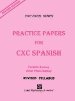 Practice Papers for CXC Spanish