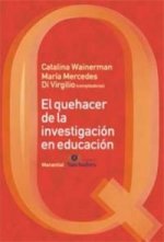 QUEHACER DE LA INVESTIGACION EN EDUCACION