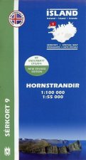 Island Serkort 09 Hornstrandir 1 : 100 000 / 1 : 55 000