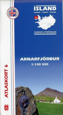 Island Atlaskort 06 Arnarfjördur 1:100.000