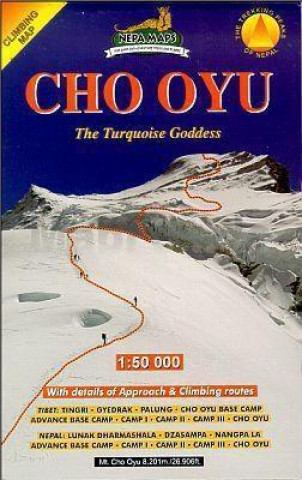 Cho Oyu (Himalaya) Trekkingkarte 1 : 50 000